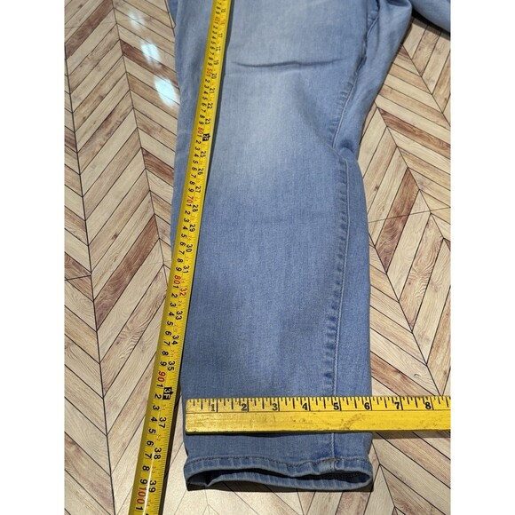 Old Navy Light Wash Super Skinny Jeans 24 Women's Pull On Rockstar Elastic - Picture 4 of 10